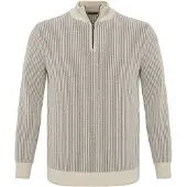 Cipo & Baxx Strickpullover "CP286" 1 Stk. vertikales Rippstrickmuster