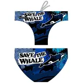 Turbo Save The Whale Waterpolo Badeslip
