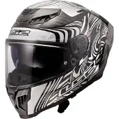 LS2 LS2FF807DragonEnthumSilberIntegralhelm Größe XS