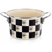 Orion Emaillierter Topf KARIERTES BRETT 18 cm, 2 l