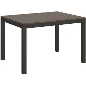 Itamoby Ausziehbarer Tisch 90x120/224 cm Everyday Evolution Walnuss-Anthrazit-Gestell