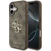 GUESS Apple iPhone 17 Hülle - Kunststoff - - Backcover/Hard Case - Braun