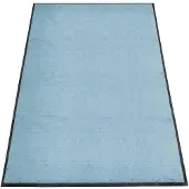 Miltex Schmutzfangmatte Eazycare Style, eckig, antistatisch, UV-beständig, waschbar, High-Twist-Nylon & Niltrilgummi, 1200 x 2000 mm, stahlblau