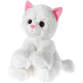 Heunec 247079 GLITTER-KITTY Katzen-Baby weiß