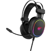Havit GAMING HEADPHONE RGB BLACK 2016D Kopfhörer Kabelgebunden Kopfband Schwarz