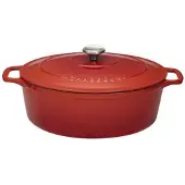CHASSEUR PUC473358 Kochtopf inkl. Deckel, Gusseisen/Gussaluminium, 33 cm Durchmesser, Induktionsherd-geeignet