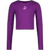 Vingino Girls G-basic-crop Rib Longsleeve T-shirt Ultra Purple Größe: 12 | Hemden Outlet | Unisex | Violett