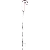 Edelman Weihnachts-Neon-Gartenstecker Rote Zuckerstange inkl. LED mit Timer IP44 - Fura