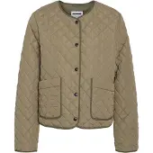 Noisy May Leichte Steppjacke kariert mit Druckknöpfen Größe: S
