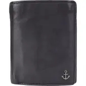Harbour 2nd SL.14529 wallet style Tarquin Geldbörse Leder Hochformat ash