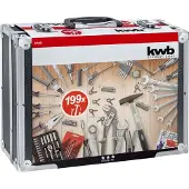 Kwb Werkzeug-Koffer inkl. Werkzeug-Set, 199-teilig, gefüllt, robust und hochwertig