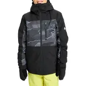 Quiksilver Side Hit Printed Jacke Schwarz 10 Years Jungen Schwarz 10 Years