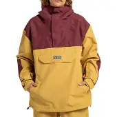 Dc-shoes - Snowboard Jacke mit halbem Reißverschluss - DC-43 Anorak Mustard Gold für Herren - Größe M - Gelb
