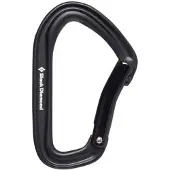 Black Diamond Hotforge Bent Gate Karabiner schwarz