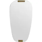 House Doctor Clips Spiegel gold 58x32cm