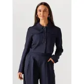 Studio Amaya Damen Jacken Snow - Donkerblauw - Größe XL