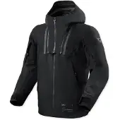 REV'IT! Revit Component 3 H2O wasserdichte Motorrad Textiljacke, schwarz, S