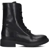 Shabbies Damen Boots Duck Lacey - Zwart - Größe 37