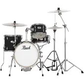 Pearl Midtown 4pc Compact Set mit Hardware und Taschen Matte Black