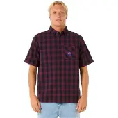Rip Curl Raw Energy Plaid Kurzarmhemd