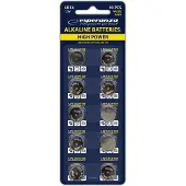Esperanza EZB105 LR54 AG10 Alkaline-Batterien, 10 Stück
