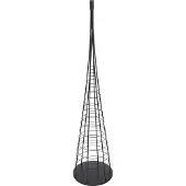 Mendler Deko-Baum MCW-O91, Weihnachtsbaum Schmuckbaum Weihnachtsdeko Christbaum zum Beschmücken, Metall 160cm schwarz
