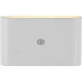 JUST LIGHT LED-Akku-Wandleuchte 19475-16, 3W, 3000K, 300lm, warmweiß, IP44, weiß