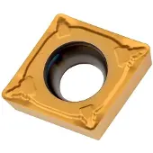 Pramet Drehwendeschneidplatte ISO CCMT 060204E-UR:TT310 D.2,8mm PVD beschichtet Gold - VPE: 10