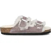 Birkenstock Mädchen Pantoletten Arizona Shearling - Paars - Größe 32