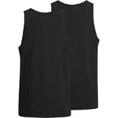 Jack & Jones Muskelshirt "JACBASIC TANKTOP 2 PACK NOOS" Packung, 2er-Pack, 2 tlg. unifarben, modisch, regular fit, Baumwolle, Rundhals