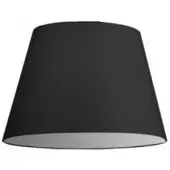 Artemide Tolomeo Mega Schirm Ø420 Schwarz , Schwarz, Stoff / Textil