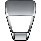 Kdln Frame Wandleuchte Chrome - , Frame, dimmbar, Metallisch, für Wohnzimmer, Metall, Design