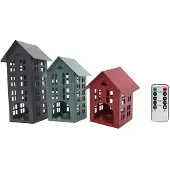 Markslöjd Norton Decoration Tischleuchte 3 pcs. Multicolour - , Grün, für Wohnzimmer, Keramik