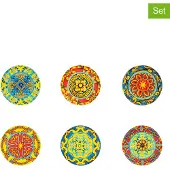Excelsa Set Von 6 Aperitif Gerichte Trinacria Porzellan 15 Cm Bunt