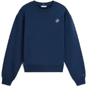 Tommy Hilfiger "TH SCRIPT REG TERRY SWTSHRT", Baumwollmischung, Stretch, regular fit