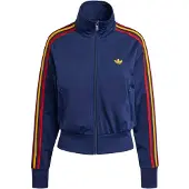 Adidas Trainingsjacke ORIGINALS "FIREBIRD CLASSIC", Damen, Gr. S, blau (dunkelblau, team power rot 2, crew gelb), Obermaterial: 100% Polyester, Jacken Trainingsjacke, FIREBIRD, reguläre Passform