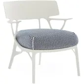 Kartell A.I. Lounge-Sessel aus recycelten Material inkl. Sitzpolster