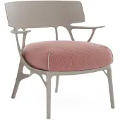 Kartell A.I. Lounge-Sessel aus recycelten Material inkl. Sitzpolster