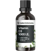 Natural Elements Vitamin D3 1000 I.E. Tropfen - 50 ml_für 12 Monate