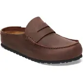 Birkenstock Naples Wrapped Natural Leather Oiled Holzschuhe