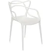 Kartell Stuhl Masters weiß, Designer Philippe Starck, 57x84x47 cm