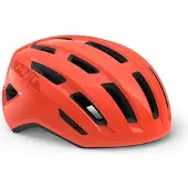 Met Miles Fahrradhelm für die Straße, in der Farbe coral, mit einem Kopfumfang von 52 bis 58 cm