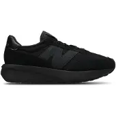 New Balance 370 Wildleder-Sneaker, Schwarz 44.5 EU