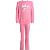 Adidas Set Sweatshirt und Leggings JY3741 Rosa Flared Fit