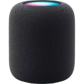 Apple HomePod, Siri, Zylinder, Schwarz, Stoff, Home app and HomeKit, Intercom transcriptions, Siri, Touch Accommodations, VoiceOver, Multi