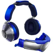 Dyson Zone Kopfhörer mit aktiver Geräuschunterdrückung und Luftfilter – Satin-Silber und Ultra-Blau – Kunststoff & Neodym