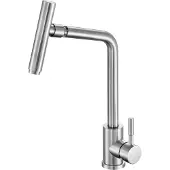 Fala Steely Küchenarmatur, Chrom 360, 40cm, Wasserhahn, Spültischarmatur, Mischer
