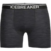 Icebreaker Ondergoed Men Anatomica Boxers Jet Heather-XS