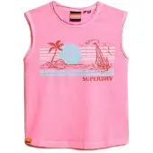 Superdry Outdoor Stripe Scoop ärmelloses T-shirt