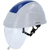 Ks Tools Arbeits-Schutzhelm mit Gesichtsschutz, blau